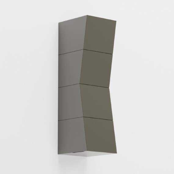 Type - Concave / Color - Dark Grey