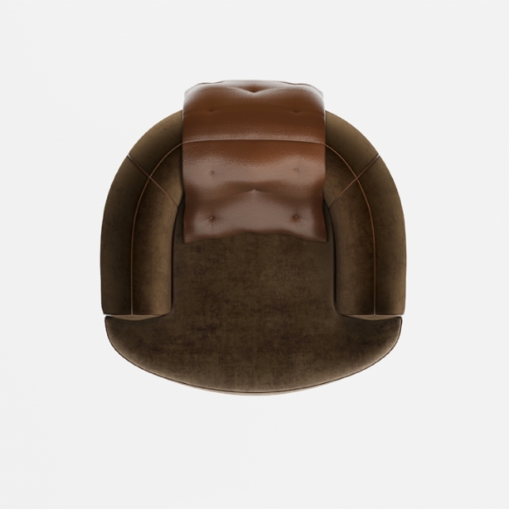 Fabric - Brown / Leather Accessory - Chestnut