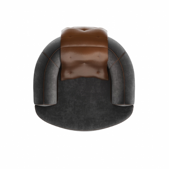 Fabric - Smoky / Leather Accessory - Chestnut